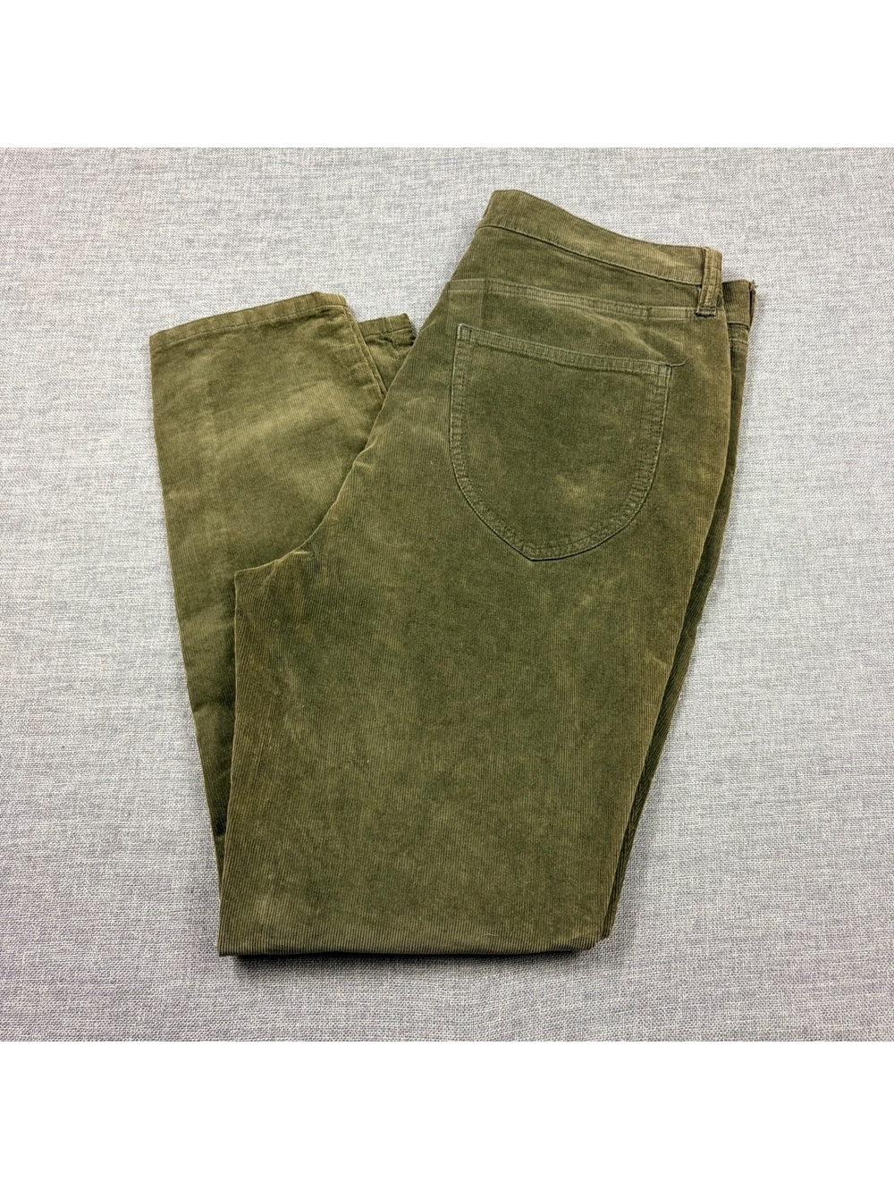 We The Free Olive Green Corduroy Pants with Button Fly
